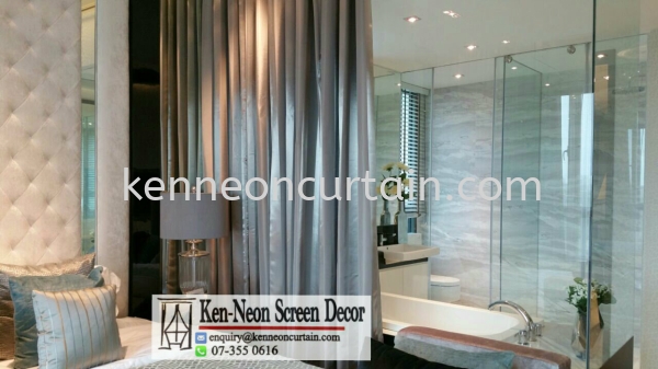  Eyelets Curtain Design  Johor Bahru (JB), Malaysia, Taman Molek Supplier, Installation, Supply, Supplies | Ken-Neon Screen Decor