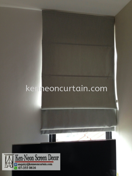  Roman Blinds  Johor Bahru (JB), Malaysia, Taman Molek Supplier, Installation, Supply, Supplies | Ken-Neon Screen Decor