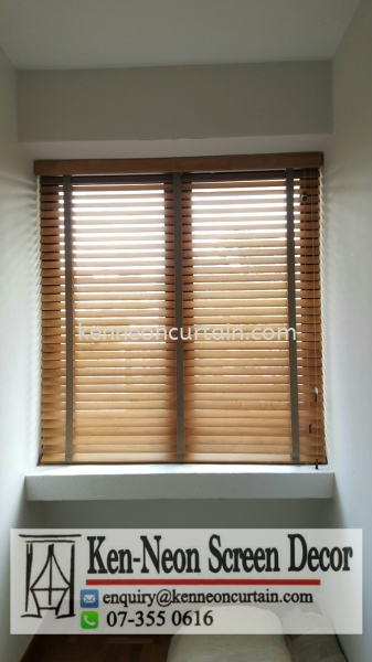  Timber Blinds Johor Bahru (JB), Malaysia, Taman Molek Supplier, Installation, Supply, Supplies | Ken-Neon Screen Decor