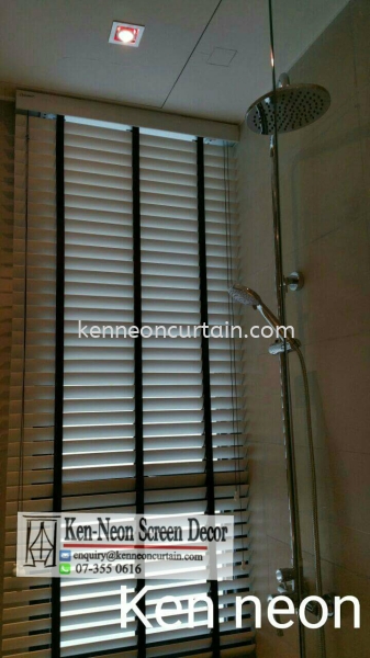  Timber Blinds Johor Bahru (JB), Malaysia, Taman Molek Supplier, Installation, Supply, Supplies | Ken-Neon Screen Decor