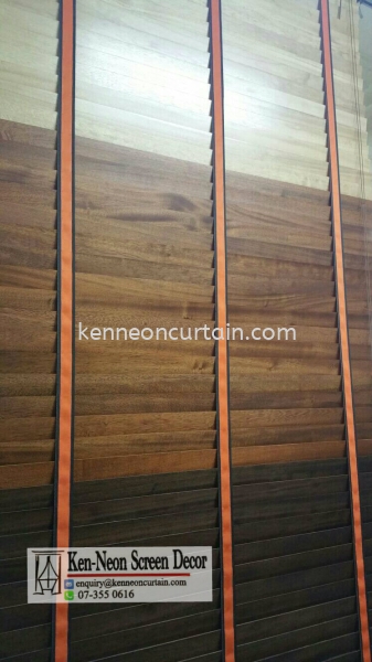  Timber Blinds Johor Bahru (JB), Malaysia, Taman Molek Supplier, Installation, Supply, Supplies | Ken-Neon Screen Decor