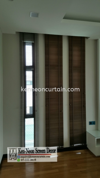  Timber Blinds Johor Bahru (JB), Malaysia, Taman Molek Supplier, Installation, Supply, Supplies | Ken-Neon Screen Decor