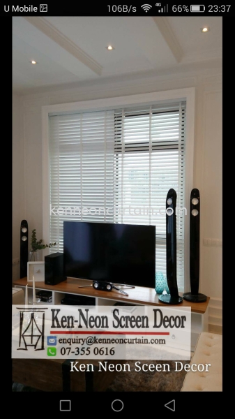  Timber Blinds Johor Bahru (JB), Malaysia, Taman Molek Supplier, Installation, Supply, Supplies | Ken-Neon Screen Decor