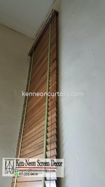  Timber Blinds Johor Bahru (JB), Malaysia, Taman Molek Supplier, Installation, Supply, Supplies | Ken-Neon Screen Decor