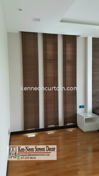  Timber Blinds Johor Bahru (JB), Malaysia, Taman Molek Supplier, Installation, Supply, Supplies | Ken-Neon Screen Decor