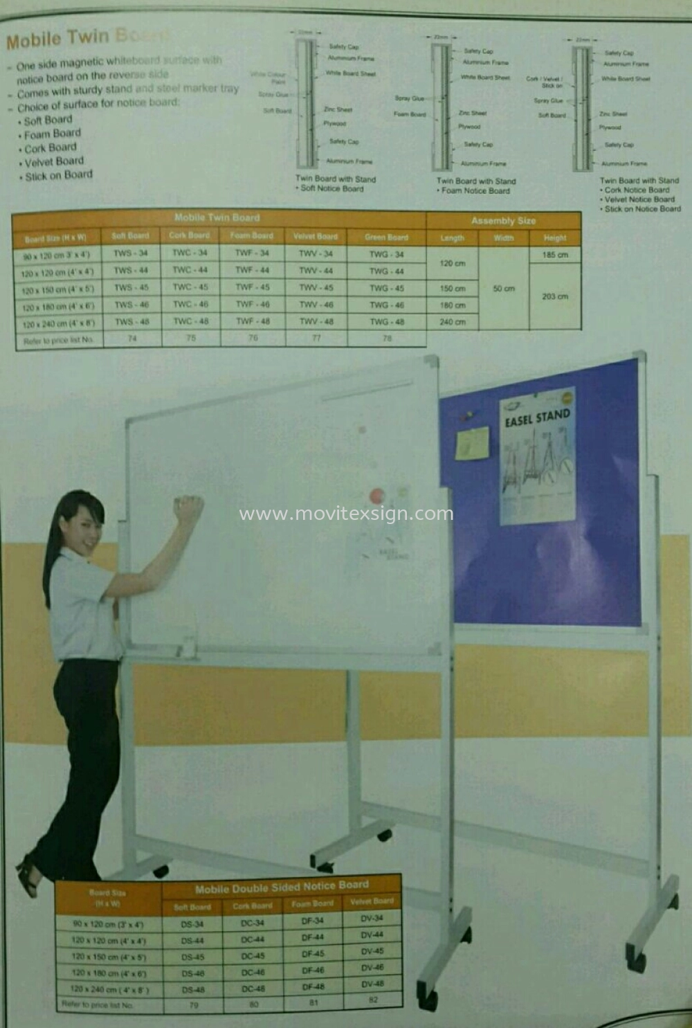 White board /Manectic organisation board /office product