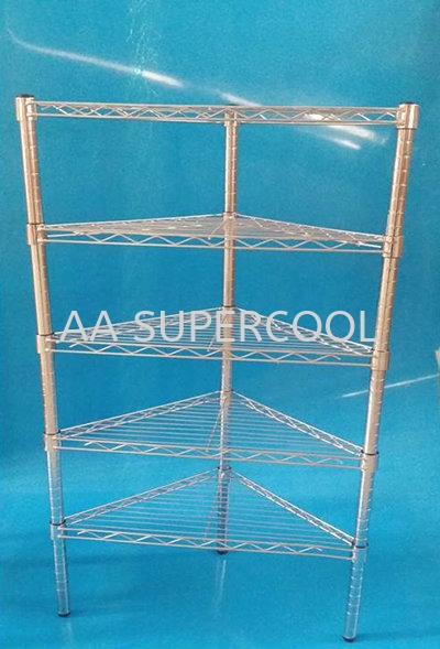 5 Tier Triangle Chrome Rack Chrome Rack Display and Storage Racks Selangor, Malaysia, Kuala Lumpur (KL), Petaling Jaya (PJ) Supplier, Suppliers, Supply, Supplies | AA Supercool Enterprise