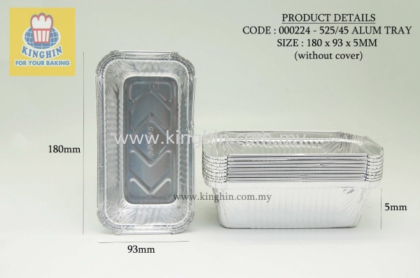  Aluminium (Disposable) Bakeware Melaka, Malaysia Supplier, Suppliers, Supply, Supplies | Kinghin Sdn Bhd