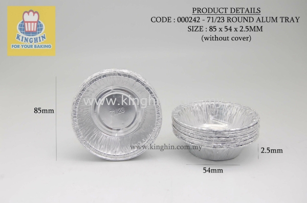  Aluminium (Disposable) Bakeware Melaka, Malaysia Supplier, Suppliers, Supply, Supplies | Kinghin Sdn Bhd