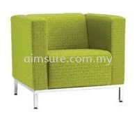 Mida single seater green office sofa AIM035-1