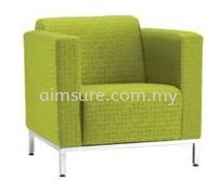 Mida single seater office sofa with high backrest AIM035H-1