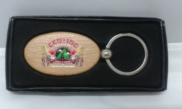 Wooden Key chain with full color printing