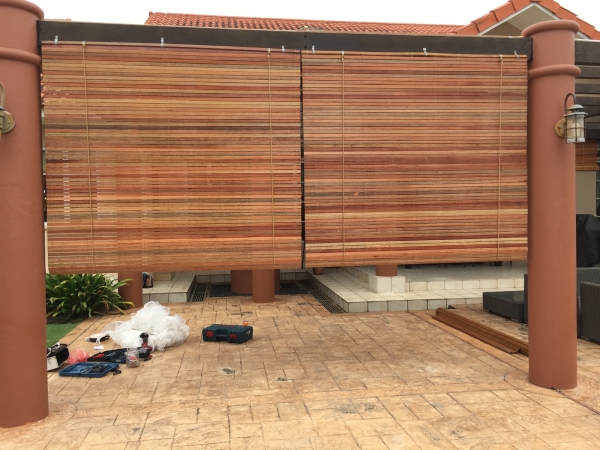  Outdoor Wooden Blind Outdoor Blinds Johor Bahru (JB), Malaysia, Tampoi Supplier, Suppliers, Supplies, Supply | Kim Curtain Design Sdn Bhd