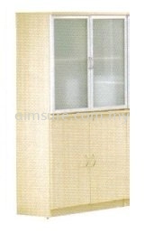 AIM Frosted Glass High Cabinet