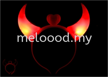 Halloween LED Devil Horn 10cm - 7014 0302 01