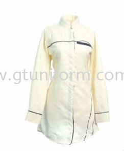 READY MADE UNIFORM MUSIMAH H0113 ( BEIGE & BLACK ) Series 1 Muslimah - Polysoft Corporate Uniform Selangor, Kuala Lumpur (KL), Malaysia Supplier, Suppliers, Supply, Supplies | GT Uniform Sdn Bhd