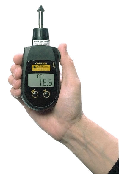 PLT-5000 Contact/Noncontact Laser Pocket Tachometer Cole-Parmer