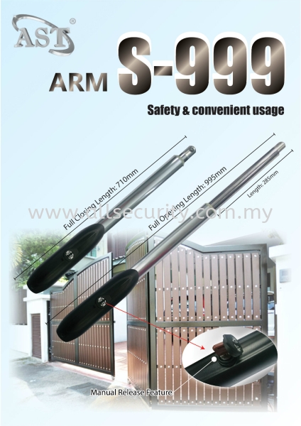 AST S-999 AST Auto Gate System Singapore, Johor, Senai, Selangor, Seremban, Malaysia Manufacturer, Supplier, Supply, Supplies | AST Automation Pte Ltd