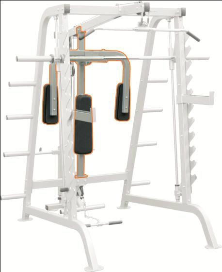 IF HCPCHalf Cage Pec Fly Attachment IF Series Strength Machine Commercial GYM Penang, Malaysia, Perak, Jelutong, Ipoh Supplier, Supply, Supplies, Setup | Arah Bumiraya Sdn Bhd/Olympic Sports & Fitness Sdn Bhd