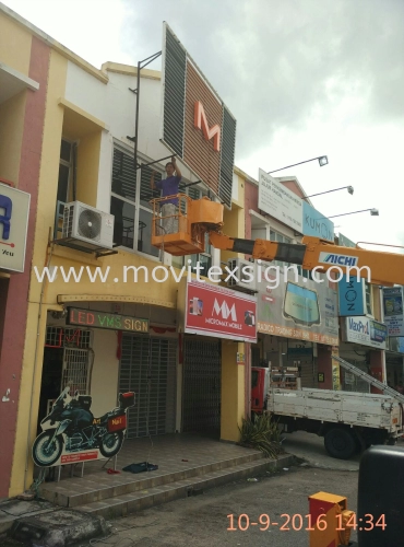 removed n replace new Signboard for building or shopping mall . We also provide professional Cleaning services up keep and maintain a brand new look signage (click for more detail)