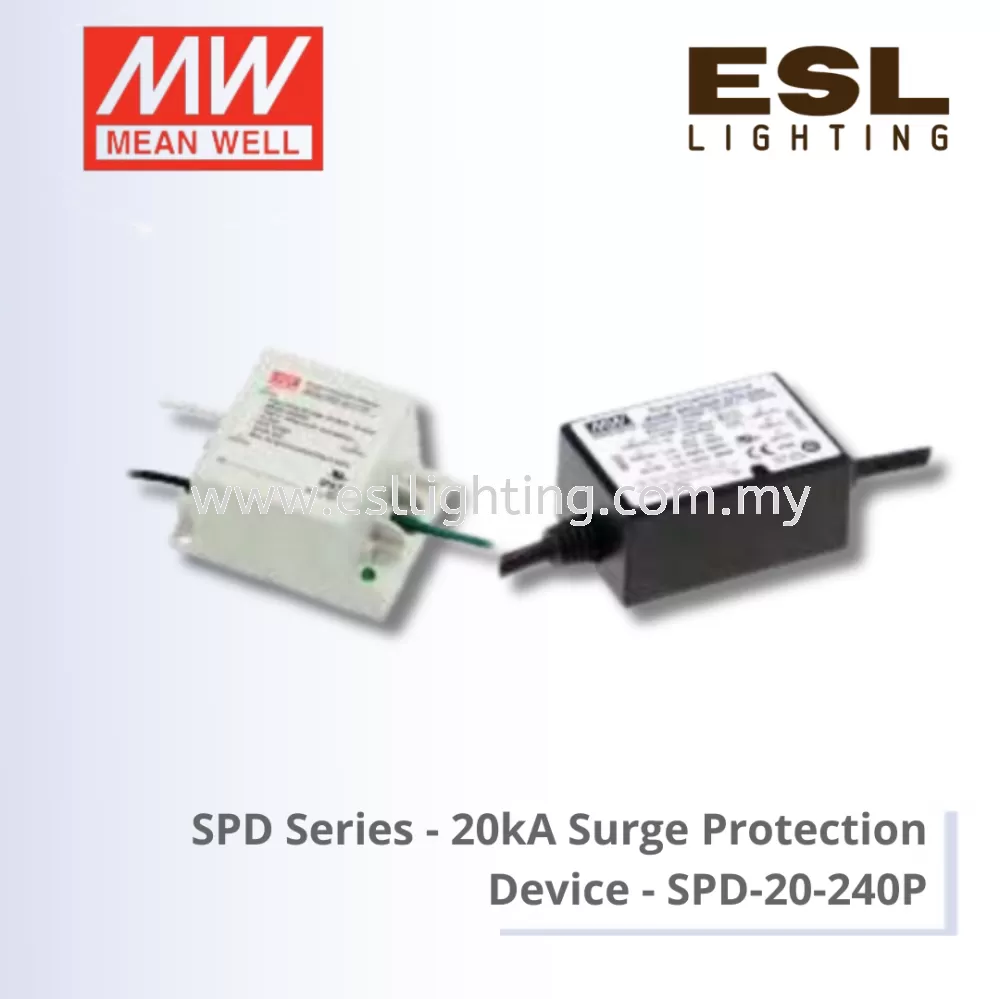 MEANWELL SPD Series 20kA Surge Protection Device - SPD-20-240P