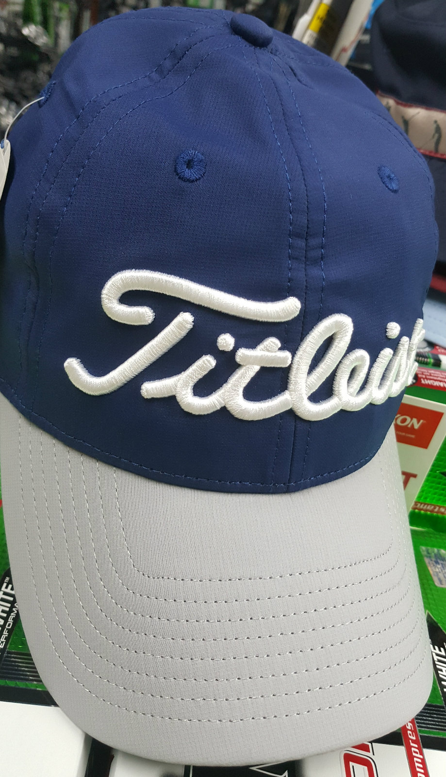 TOUR TECH FASHION Royal Blue/Charcoal Grey Structured Cap