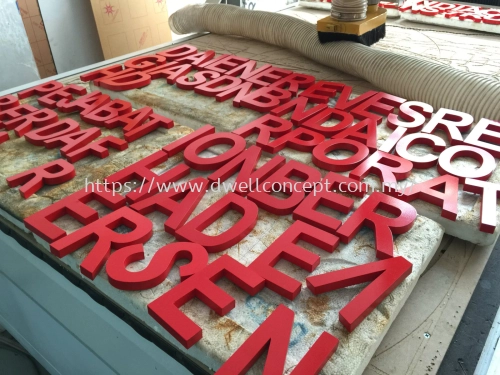 3D EG BOX UP SIGNBOARD LETTERING AT MALAYSIA