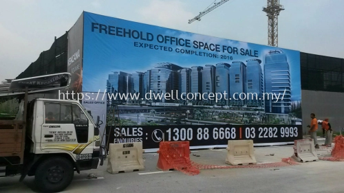 OUTDOOR PROJECT HOARDING SIGNBOARD PRINTING AT KUCHAI LAMA, KEPONG, GOMBAK, SETAPAK, DAMANSARA