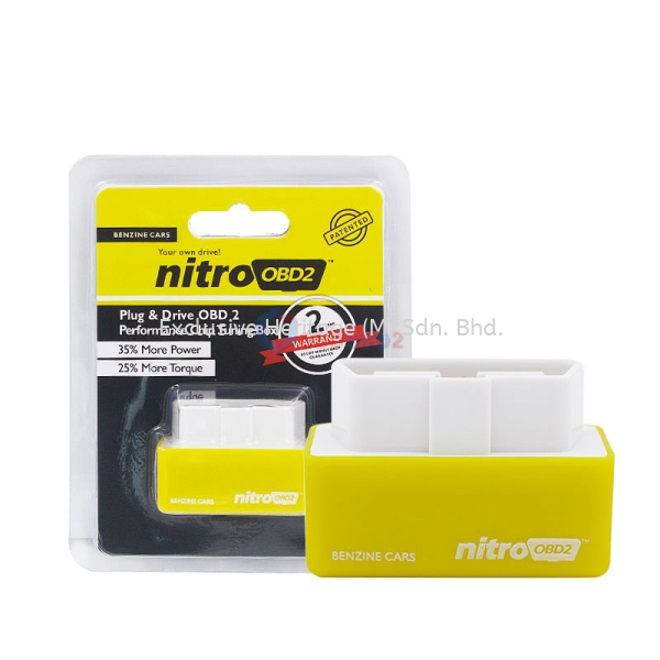  Nitro OBD2 Chip Tuning Box Plug and Drive, Yellow Color for Benzine & Gasoline Cars OBD2 CHIP TUNING CAR ACCESSORIES AND PARTS Selangor, Seri Kembangan, Malaysia supplier | Exclusive Heritage (M) Sdn Bhd