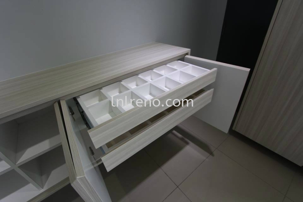 Renovation & Carpentry work in Menara Geno Selangor Malaysia #tvcabinet #tvconsole #plywood #melamine #veneer #spraypaint #laminate #wardrobe #kitchencabinet #studyroom #storagecabinet #shoecabinet #table #island #bench #displaycabinet #featurewall #flutedpanel Menara Geno @ Subang Jaya Residential Renovation Petaling Jaya (PJ), Selangor, Kuala Lumpur (KL), Malaysia. Design, Renovation, Decoration | LNL Reno Enterprise