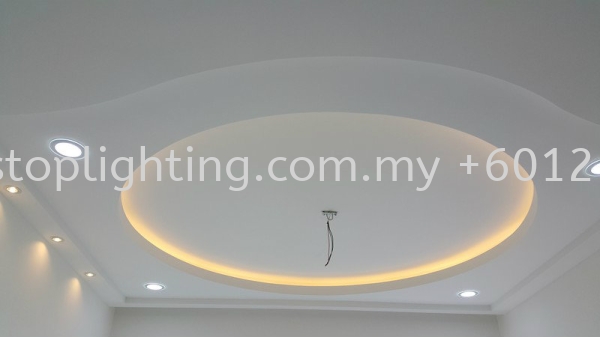 Cornice Cornice Design Mutiara Rini Johor Bahru JB Skudai Renovation | One Stop Lighting & Renovation