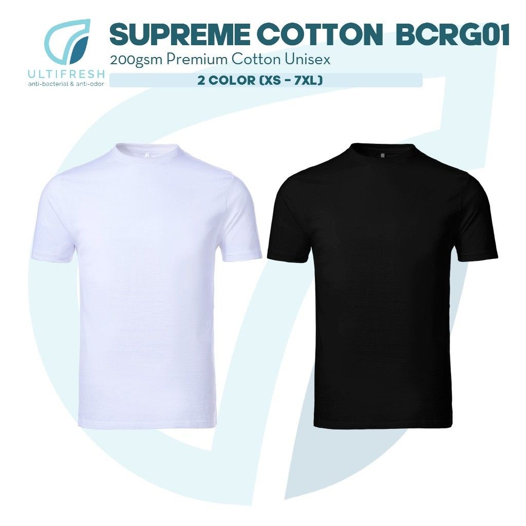 ULTIFRESH Plain Premium Polo T Shirt Tebal Tshirt Unisex BCRG01