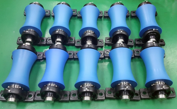 Row of Nylon Guide Rollers Engineering Plastics Polyurethane Products Shah Alam, Selangor, Malaysia Supply, Supplier, Manufacturer | AT Group