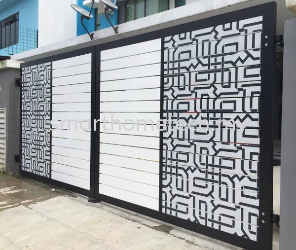 Fully Aluminium 100% Fully Aluminium Gate (Smartgate) Aluminium Gate Melaka, Malaysia Supplier, Supply, Supplies, Installation | SmartHome Technology Solution