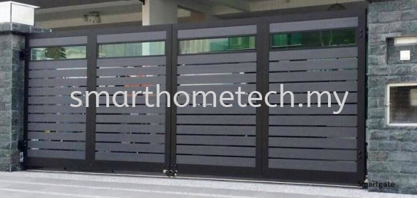 Fully Aluminium 100% Fully Aluminium Gate (Smartgate) Aluminium Gate Melaka, Malaysia Supplier, Supply, Supplies, Installation | SmartHome Technology Solution