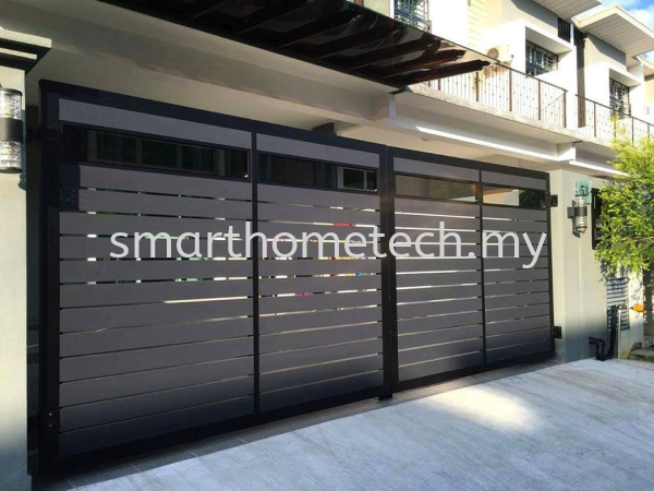 Fully Aluminium 100% Fully Aluminium Gate (Smartgate) Aluminium Gate Melaka, Malaysia Supplier, Supply, Supplies, Installation | SmartHome Technology Solution