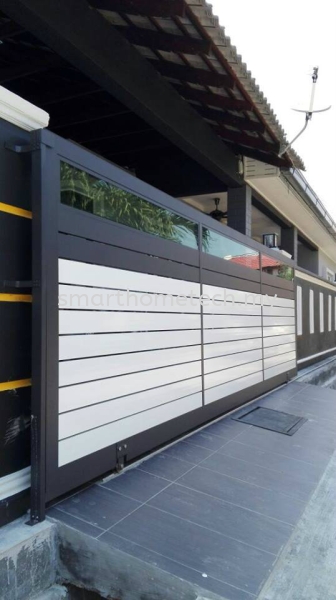 Fully Aluminium 100% Fully Aluminium Gate (Smartgate) Aluminium Gate Melaka, Malaysia Supplier, Supply, Supplies, Installation | SmartHome Technology Solution