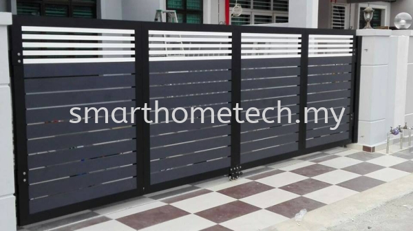 Fully Aluminium 100% Fully Aluminium Gate (Smartgate) Aluminium Gate Melaka, Malaysia Supplier, Supply, Supplies, Installation | SmartHome Technology Solution