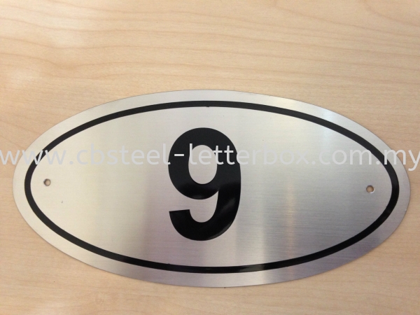 STAINLESS STEEL NUMBER PLATE ETCHING House Number Plate Puchong, Selangor, Kuala Lumpur (KL), Malaysia. Supplier, Supply, Supplies, Manufacturer | CB Steel & Letter Box Sdn Bhd