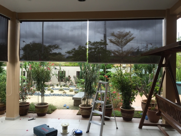  Outdoor Roller Blind Outdoor Blinds Johor Bahru (JB), Malaysia, Tampoi Supplier, Suppliers, Supplies, Supply | Kim Curtain Design Sdn Bhd