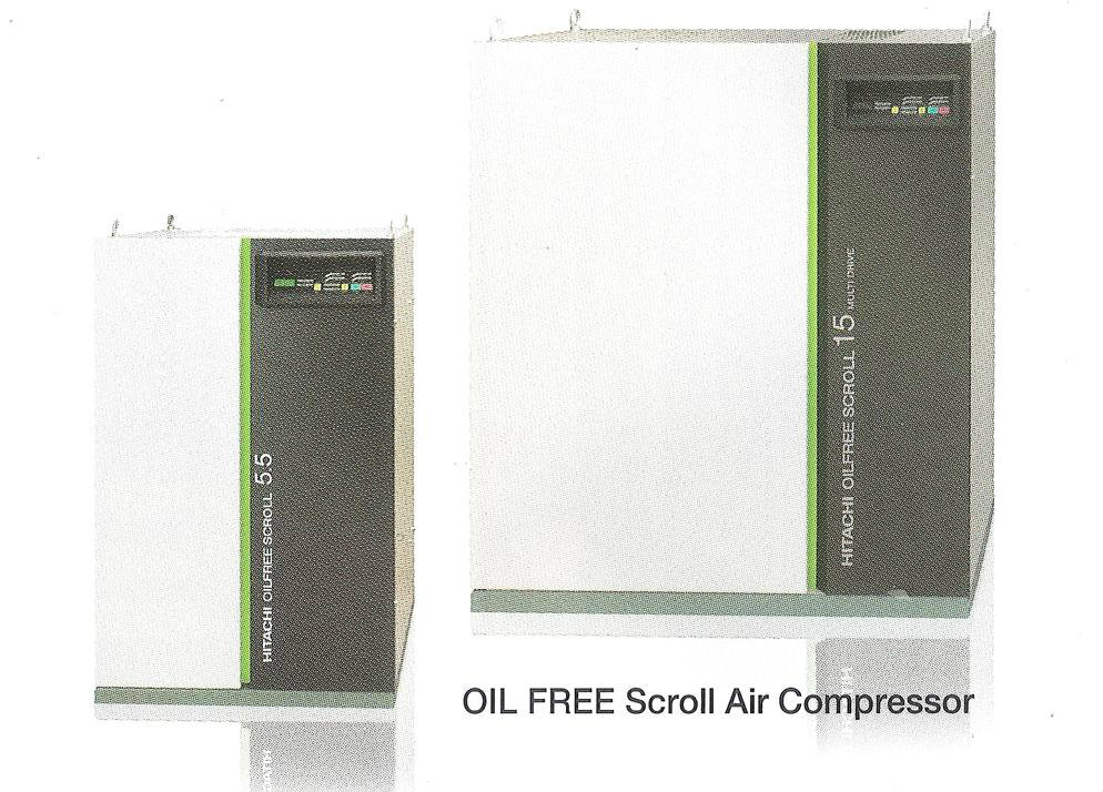 Hitachi Oil Free Scroll Air Compressor