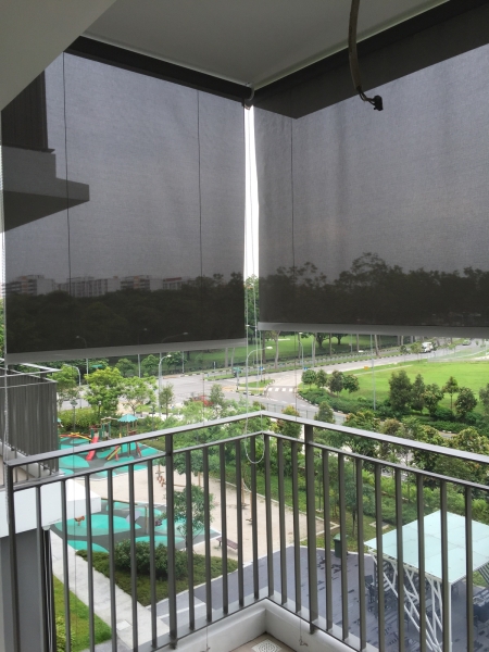  Singapora Outdoor Roller Blind Heavy Duty System Outdoor Blinds Johor Bahru (JB), Malaysia, Tampoi Supplier, Suppliers, Supplies, Supply | Kim Curtain Design Sdn Bhd