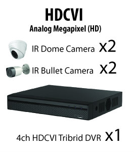 1100 Series (720P) HDCVI BELCO 4 Channel 720P HD Package