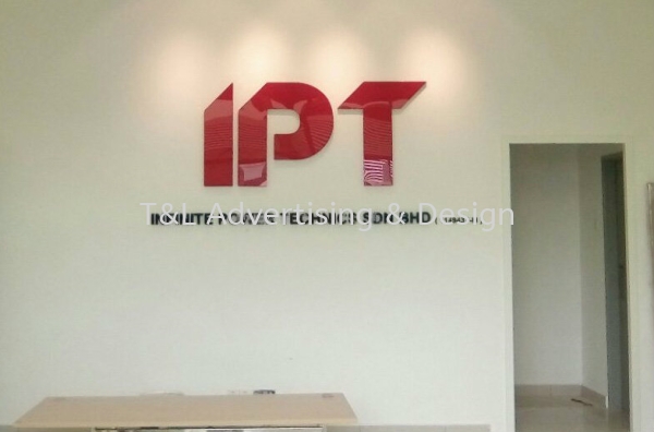 IPT Acrylic + aluminum Indoor sign Acrylic Signage Johor Bahru (JB), Malaysia, Skudai Supplier, Supply, Design, Install | T & L Advertising & Design