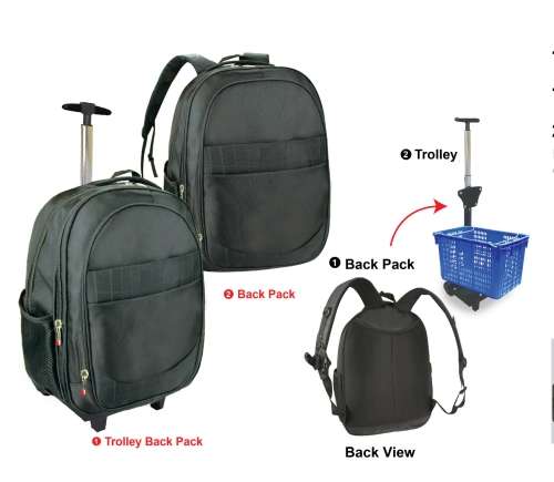 2 in 1 Trolley Back Pack 