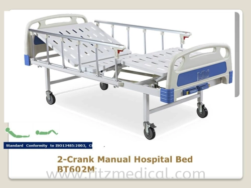 Hospital Bed Two-Crank Manual ,Brand Bettermed Model BT602M