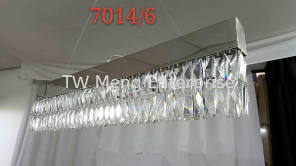 7014/6 LED CRYSTAL PANDENT LIGHT Pendent Lights Klang, Selangor, Kuala Lumpur (KL), Malaysia. Supplier, Supplies, Supply, Service, Repair | TW Meng Enterprise Sdn Bhd