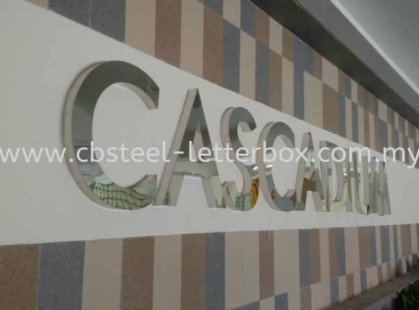 Stainless Steel 3D Box Up Main Entrance Signage Puchong, Selangor, Kuala Lumpur (KL), Malaysia. Supplier, Supply, Supplies, Manufacturer | CB Steel & Letter Box Sdn Bhd