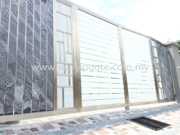  Stainless Steel Folding Gate and Aluminum Plate Selangor, Malaysia, Balakong, Kuala Lumpur (KL) Service, Supplier, Supply, Installation | Win Yip Gate & Roof Sdn Bhd