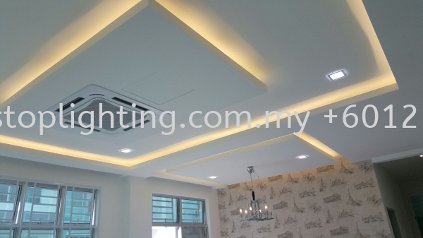 Plaster Celing Offer  Cornice Design Horizon Hill Johor Bahru JB Skudai Renovation | One Stop Lighting & Renovation